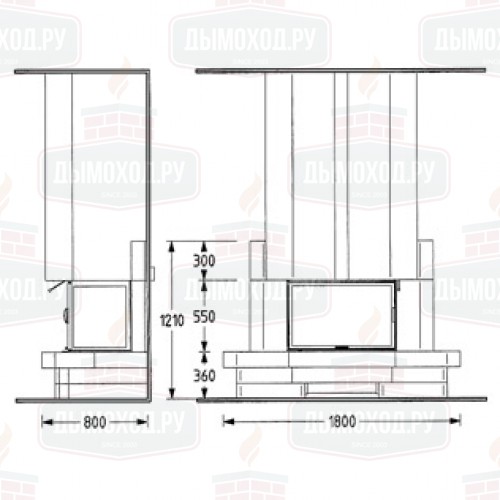 Облицовка PRELUDE DORDOGNE + BLACK MARQUINA MARBLE MODIFIED SP (Supra)