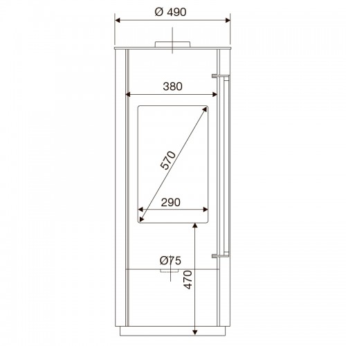 Печь LUCIE ROUGE (Supra)