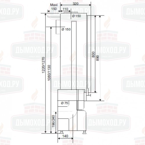 Каминная топка ZENITH (Supra)