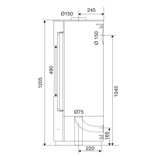Печь LUCIE ROUGE (Supra)