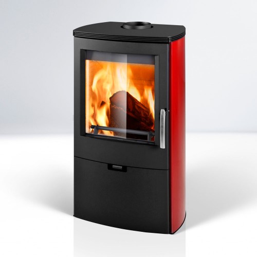 Печь FALUN II, чёрный/бордовый (Thorma)