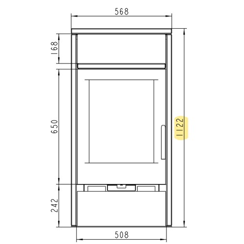 Печь ALVESTA, коричневый/песчаник (Thorma)
