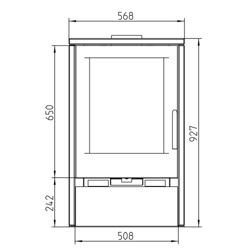 Печь ALVESTA II, серый/стеатит (Thorma)