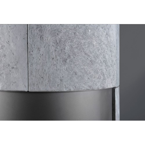 Печь DELIA STANDARD SERPENTINO, с аккумулирующими камнями, чёрная (Thorma)