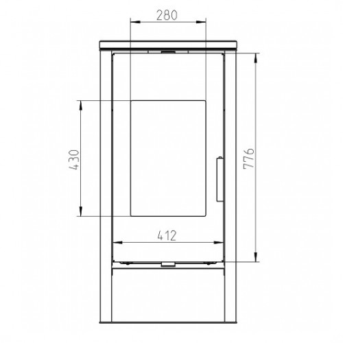 Печь DORANA TOP, серая (Thorma)