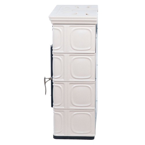 Печь BORGHOLM TOP CERAMIC, чёрный/керамика слоновая кость (Thorma)