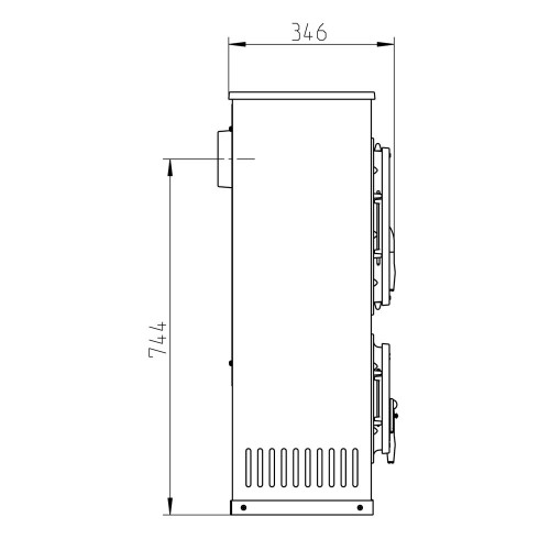 Печь VERONA AT, белая (Thorma)
