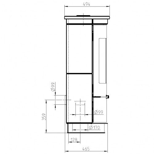 Печь ANDORRA STANDARD SERPENTINO (Thorma)
