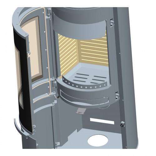 Печь TOLEDO, чёрный (Thorma)