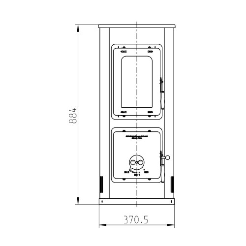 Печь VERONA AT, белая (Thorma)