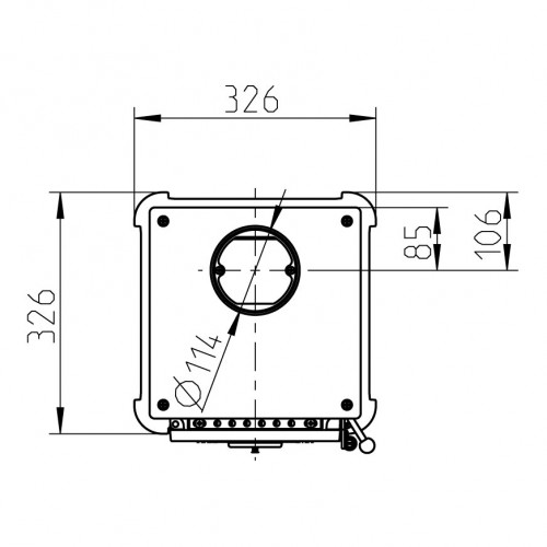 Печь BOZEN B TOP, бежевая (Thorma)