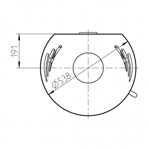 Печь DELIA CERAMIC EXTRA BLACK/BLACK SHINY (Thorma)