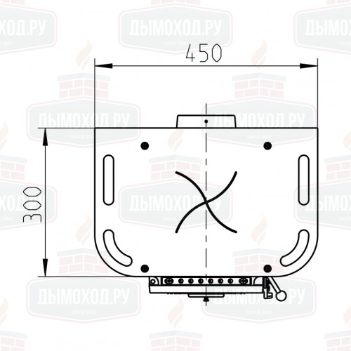 Печь MERANO, черный/серый (Thorma)