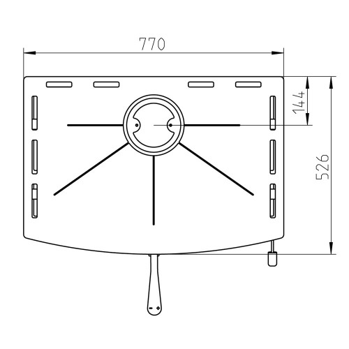 Печь MALLORCA UNI, чёрный (Thorma)