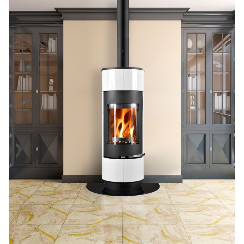 Печь CADIZ, чёрный/керамика белая (Thorma)