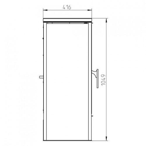Печь DORANA TOP, серая (Thorma)
