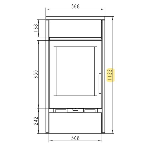 Печь ALVESTA, серый/стеатит (Thorma)