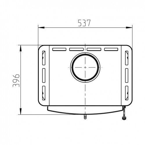Печь TORINO, серая с орнаментом (Thorma)
