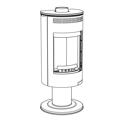Печь ANDORRA EXCLUSIVE, серый (Thorma)