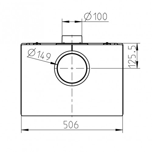 Печь CREMONA TOP, чёрный/черная керамика (Thorma)