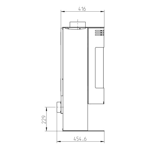 Печь ZARAGOZA, серая (Thorma)