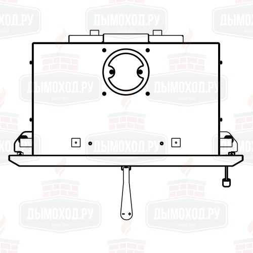 Каминная топка LANDSCAPE, чёрная (Thorma)