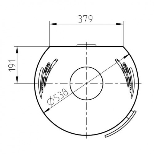 Печь CADIZ SERPENTINO, чёрный (Thorma)