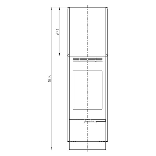 Печь SEVILLA, серый (Thorma)