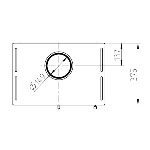 Печь HORBY, серый (Thorma)
