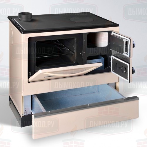 Печь-плита OKONOM 85/FIKO DELUXE, правая, бежевый (Thorma)