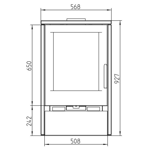 Печь ALVESTA II, чёрный (Thorma)