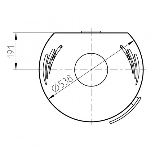 Печь DELIA STANDARD CERAMIC, чёрный/керамика белая (Thorma)