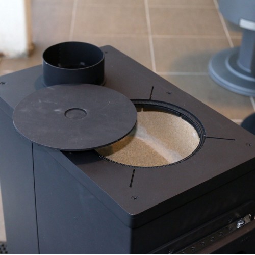 Печь FLENSBURG TOP, чёрный (Thorma)