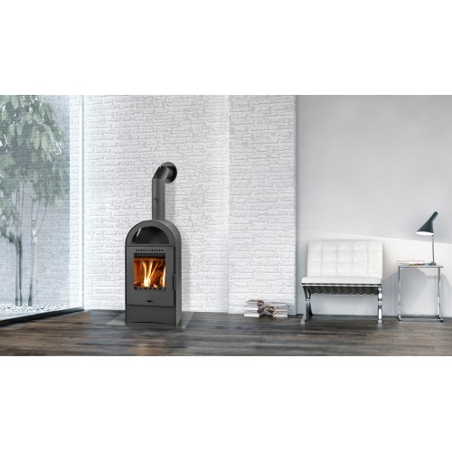 Печь BASEL II, чёрный (Thorma)