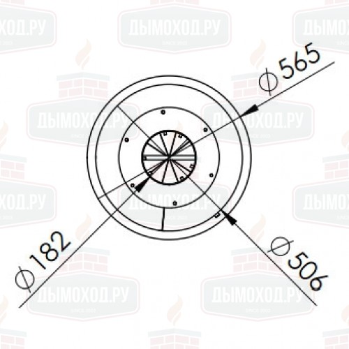 Камин ARLET CENTRAL, подвесной, высокое стекло, чёрный (Traforart)