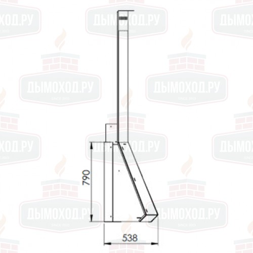 Камин ARION RINCON, подвесной, чёрный (Traforart)
