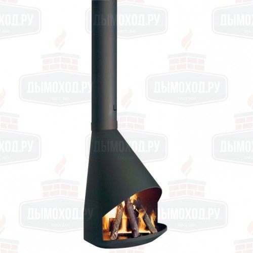 Камин HERA CENTRAL, чёрный (Traforart)