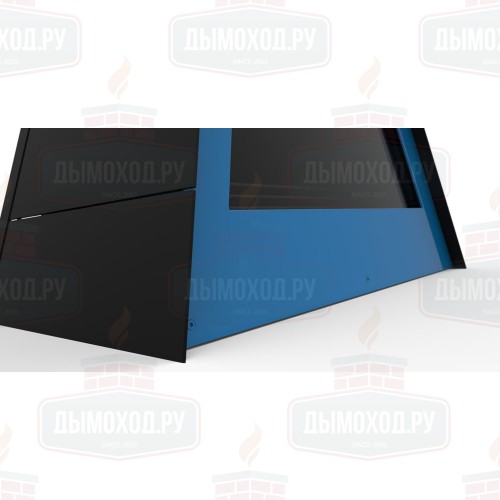 Камин BREDA FRONTAL RAL, труба слева (Traforart)