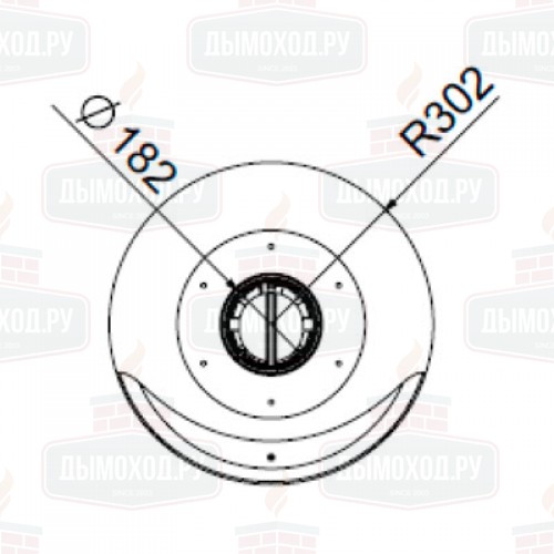 Камин HESTIA CENTRAL 1 (Traforart)