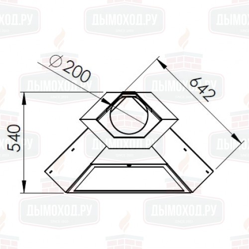 Камин ARION FRONTAL, со стеклом, чёрный (Traforart)