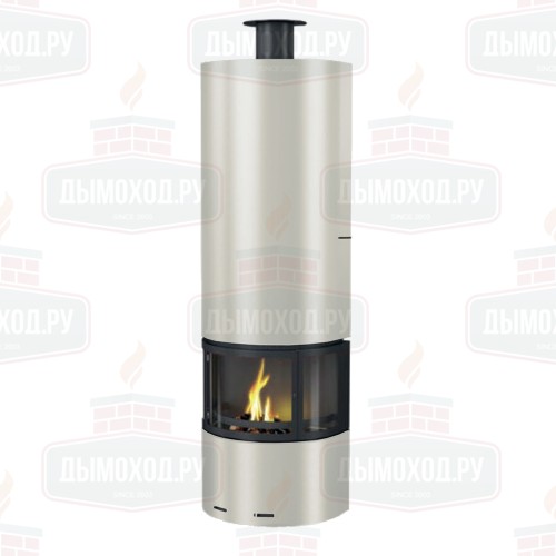 Камин DIAMANTE FRONTAL RAL, со стеклом (Traforart)