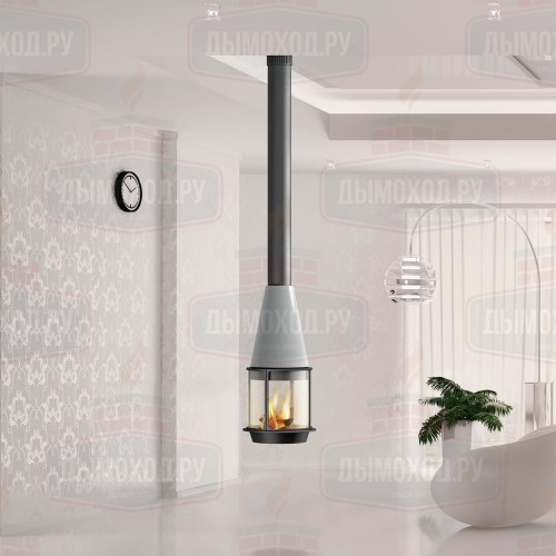 Камин ARLET CENTRAL RAL, подвесной, высокое стекло (Traforart)