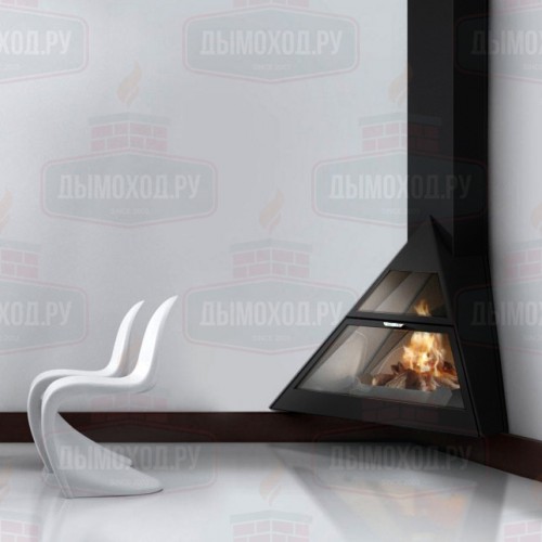 Камин ADMETO RINCON, подвесной, чёрный (Traforart)