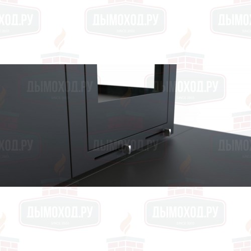 Камин SANDRA FRONTAL, пристенный, чёрный (Traforart)