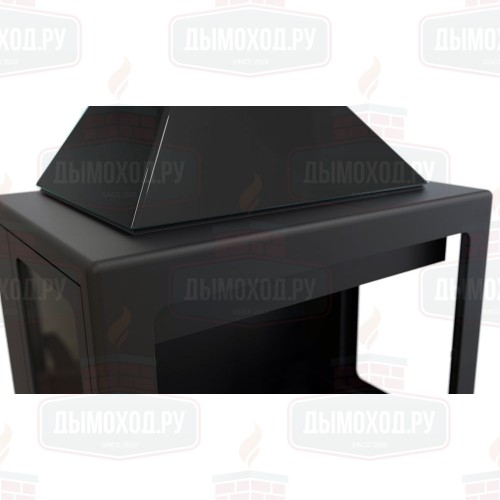 Камин ARIADNA FRONTAL, подвесной, чёрный (Traforart)