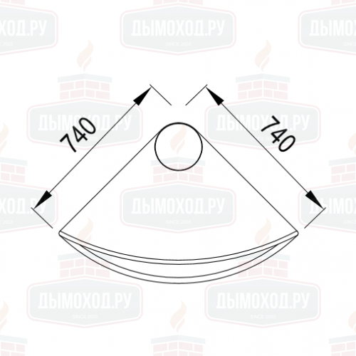 Камин SANTIAGO RINCON, чёрный (Traforart)
