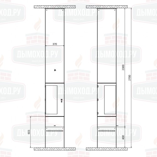 Камин LUXOR (Traforart)