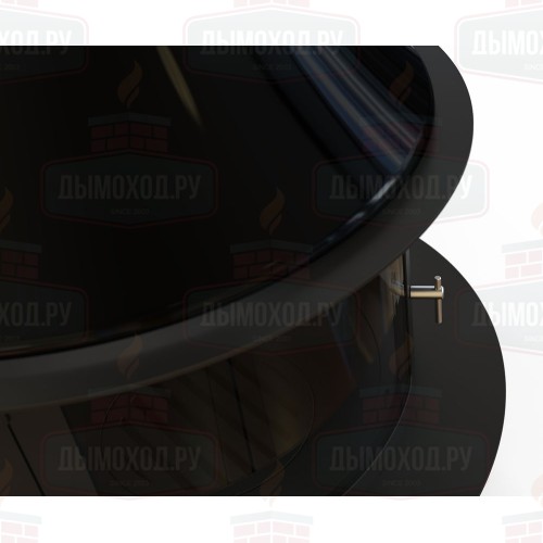 Камин LORENA CENTRAL, чёрный (Traforart)