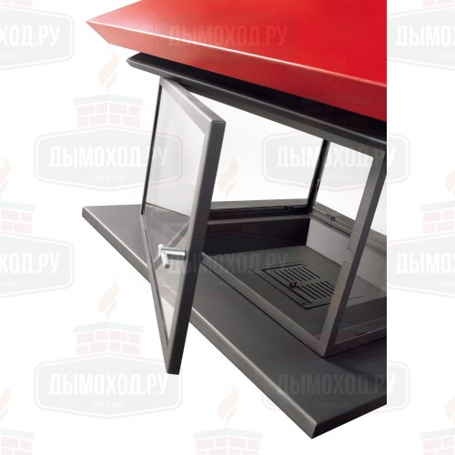 Камин GAIA CENTRAL RAL, со стеклом (Traforart)