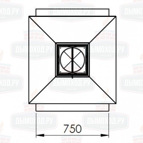 Камин SANDRA CENTRAL RAL (Traforart)